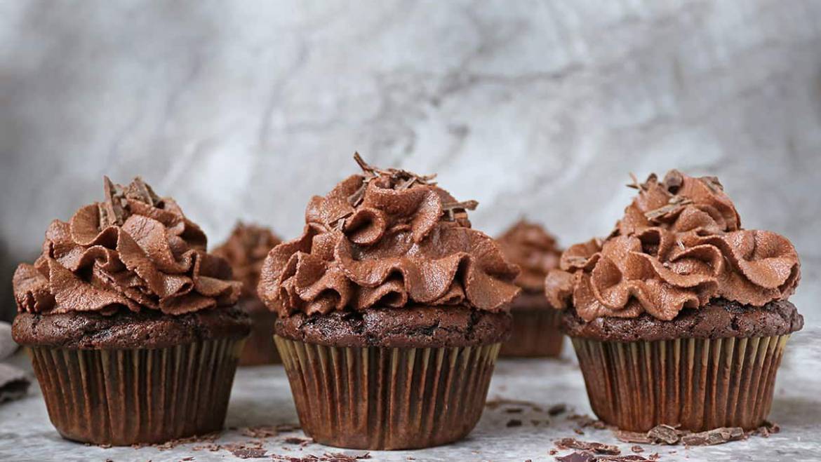 Chocolate vegan cupcakes